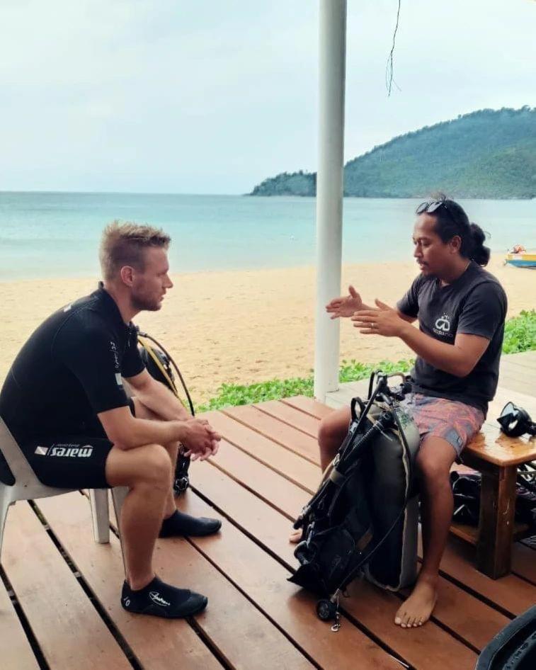 Tiongman Scubadive & Lodge Kampong Juara Exterior foto